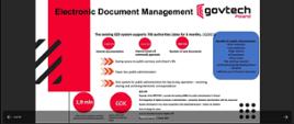 GovTech 2021 Electronic Document Management
