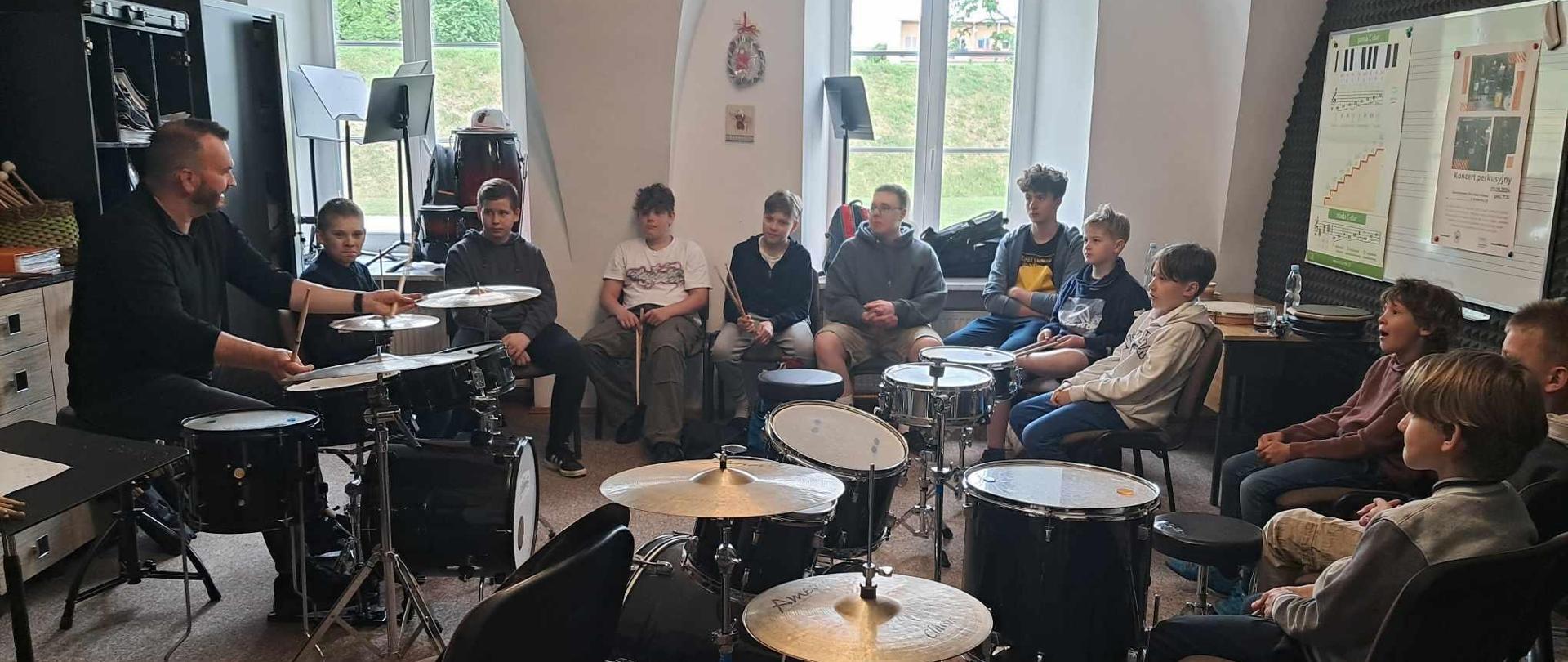 Warsztaty z Panem Mariuszem Mocarskim,