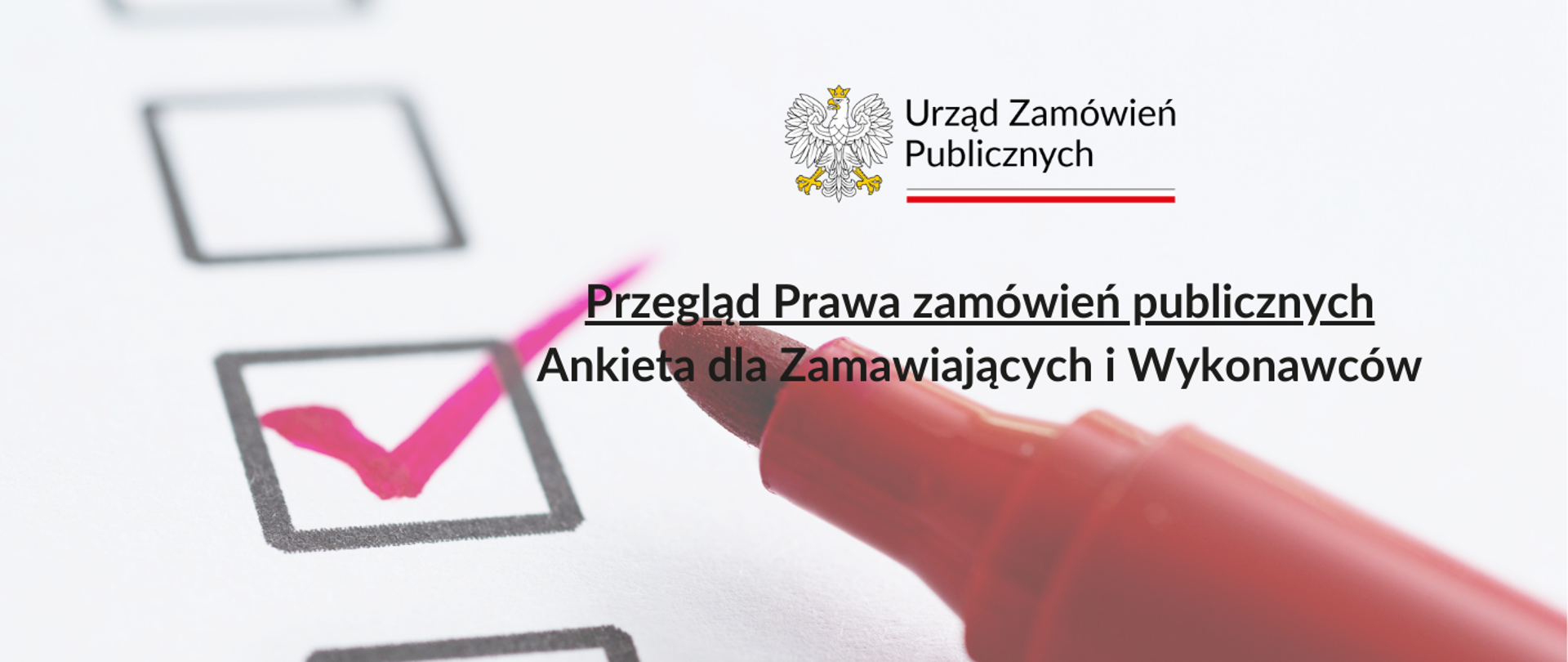 Przegląd Prawa zamówień publicznych - Ankieta dla Zamawiających i Wykonawców