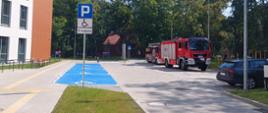 Ustawienie samochodów ratowniczo gaśniczych