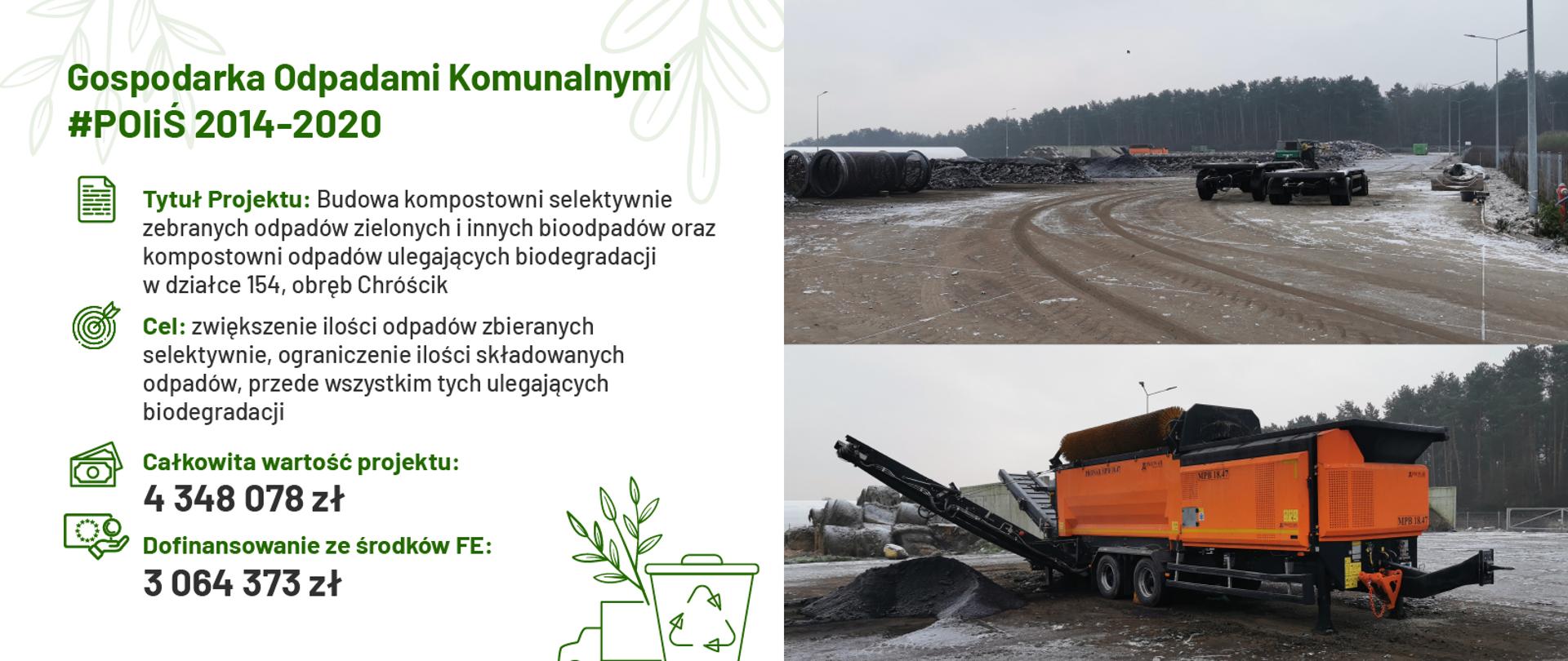 Całkowita wartość projektu wynosi 4 348 078 zł, z czego dofinansowanie ze środków Funduszy Europejskich to 3 064 373 zł.