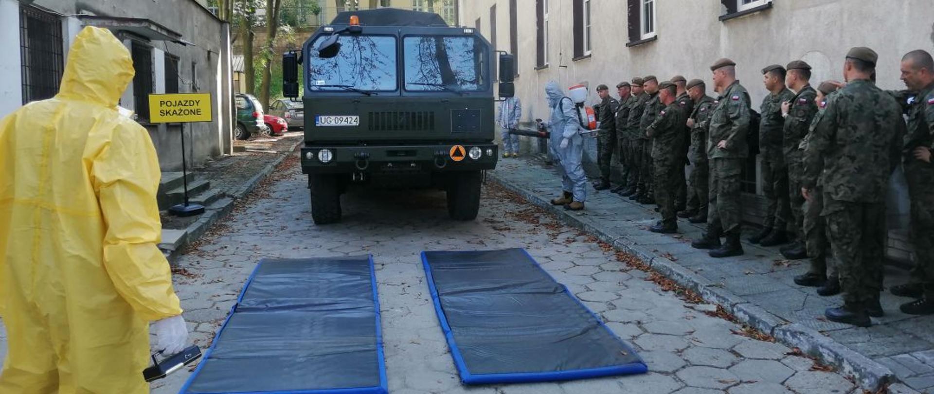 Wspólne ćwiczenia PSP i WOT w Cieszynie 