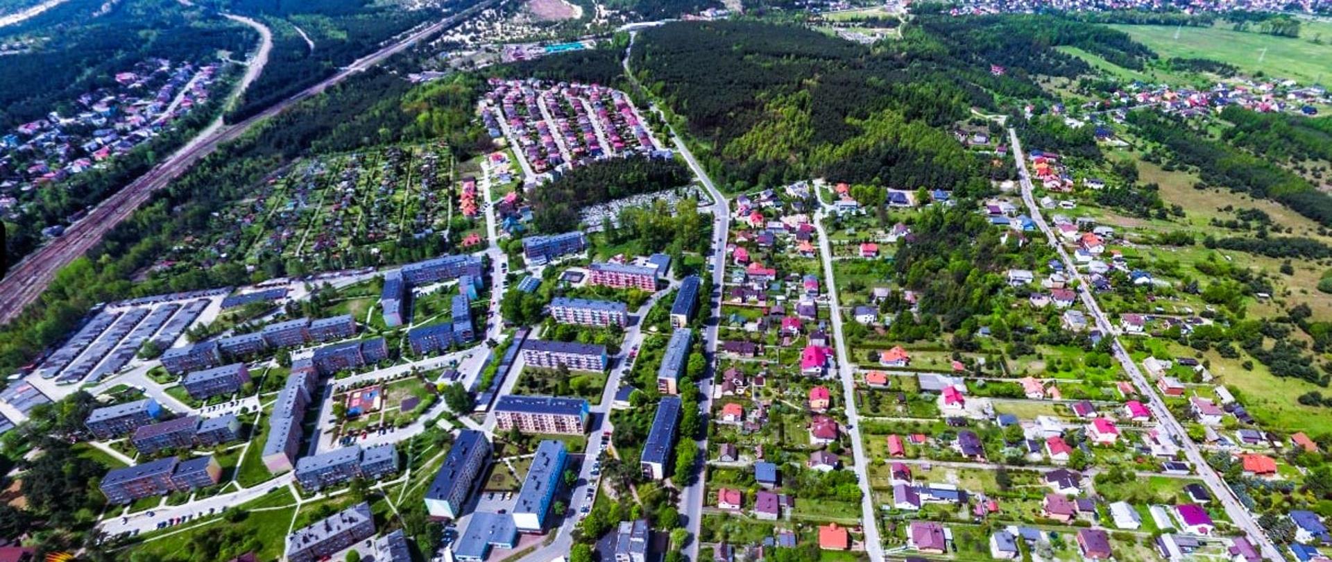 Miasto Bukowno z lotu ptaka - fot. Miasto Bukowno 