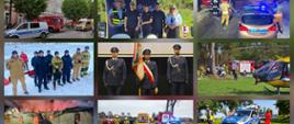 Kolaż z okazji święta Policji