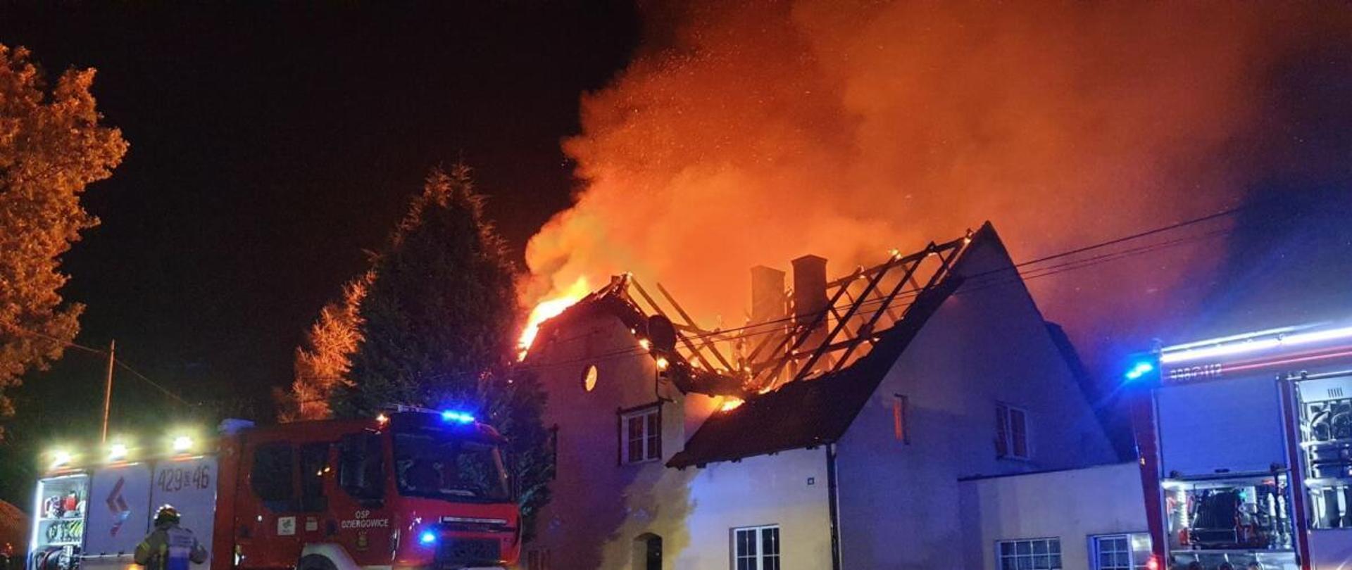 Pożar budynku mieszkalnego w Solarni