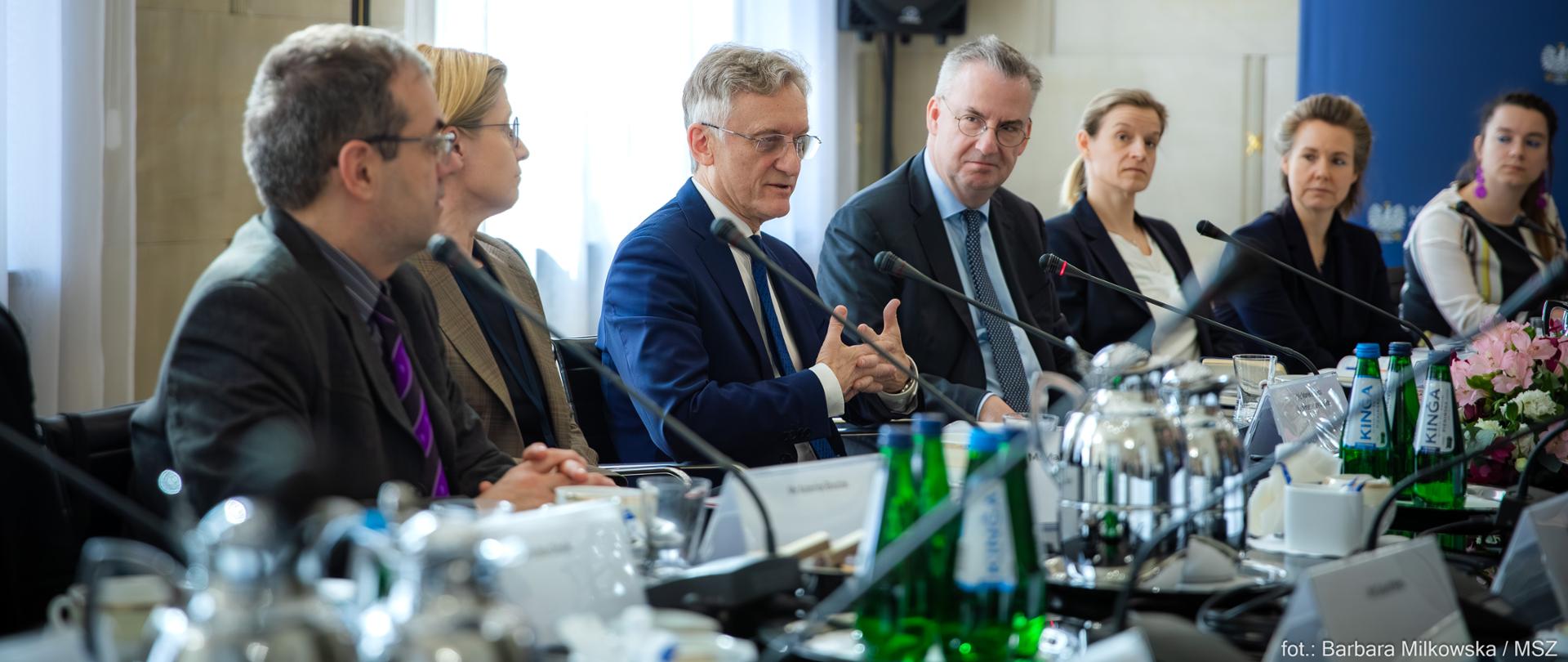 Spotkanie wiceministra Marka Prawdy z pełnomocnikami i ambasadorami do spraw Partnerstwa Wschodniego
