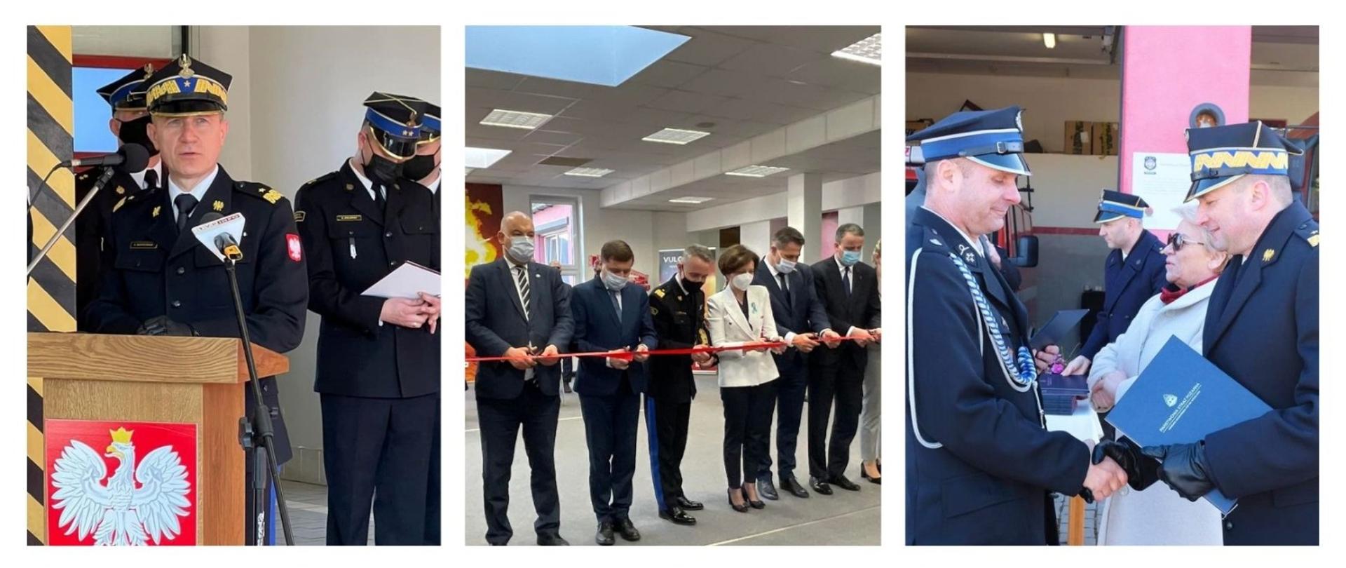 Wręczenie promes dla OSP na zakup samochodów oraz otwarcie sali edukacyjnej "OGNIK"