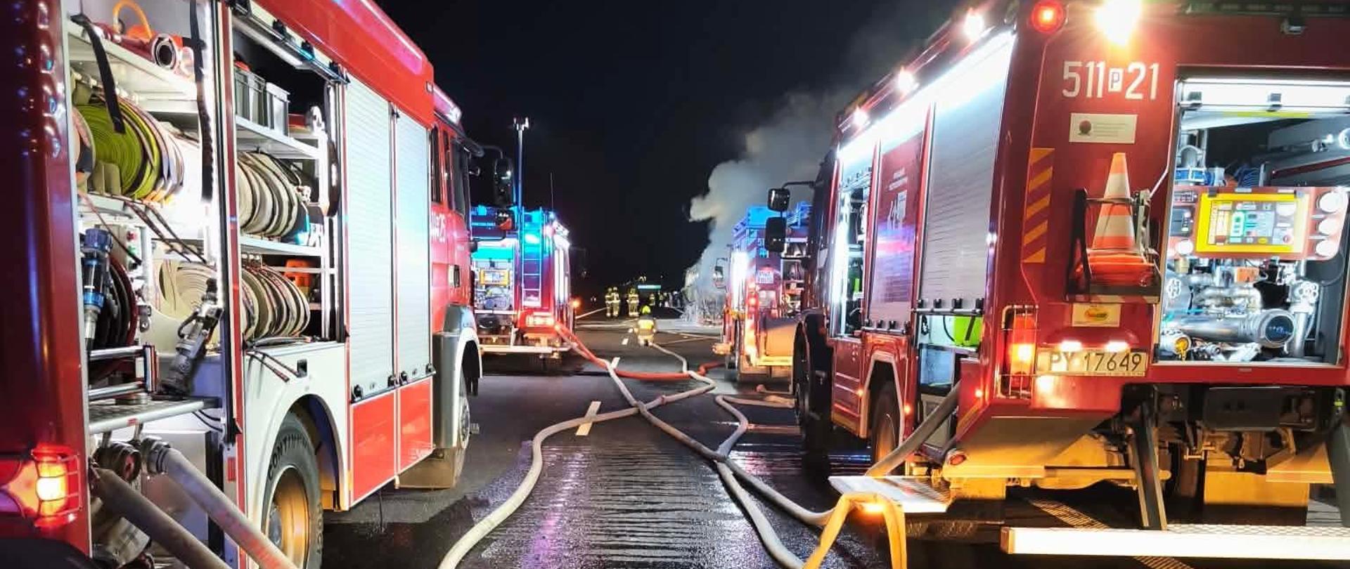 Działania ratownicze strażaków 