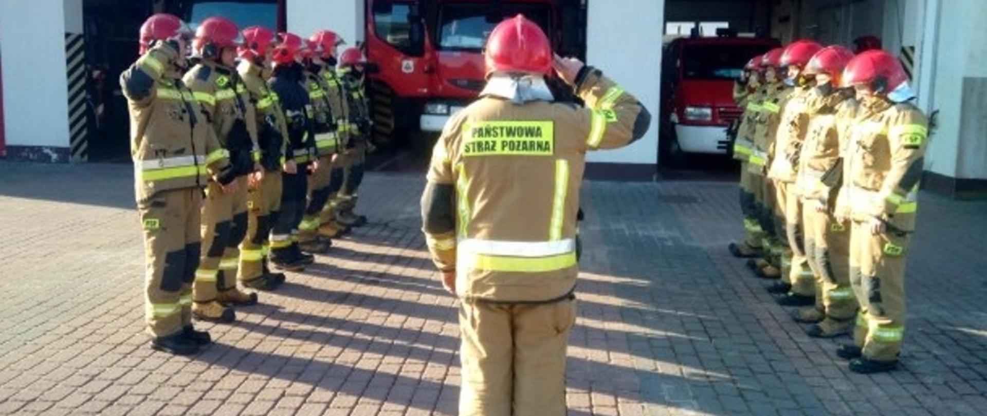 Minuta ciszy dla strażaków z Ukrainy 