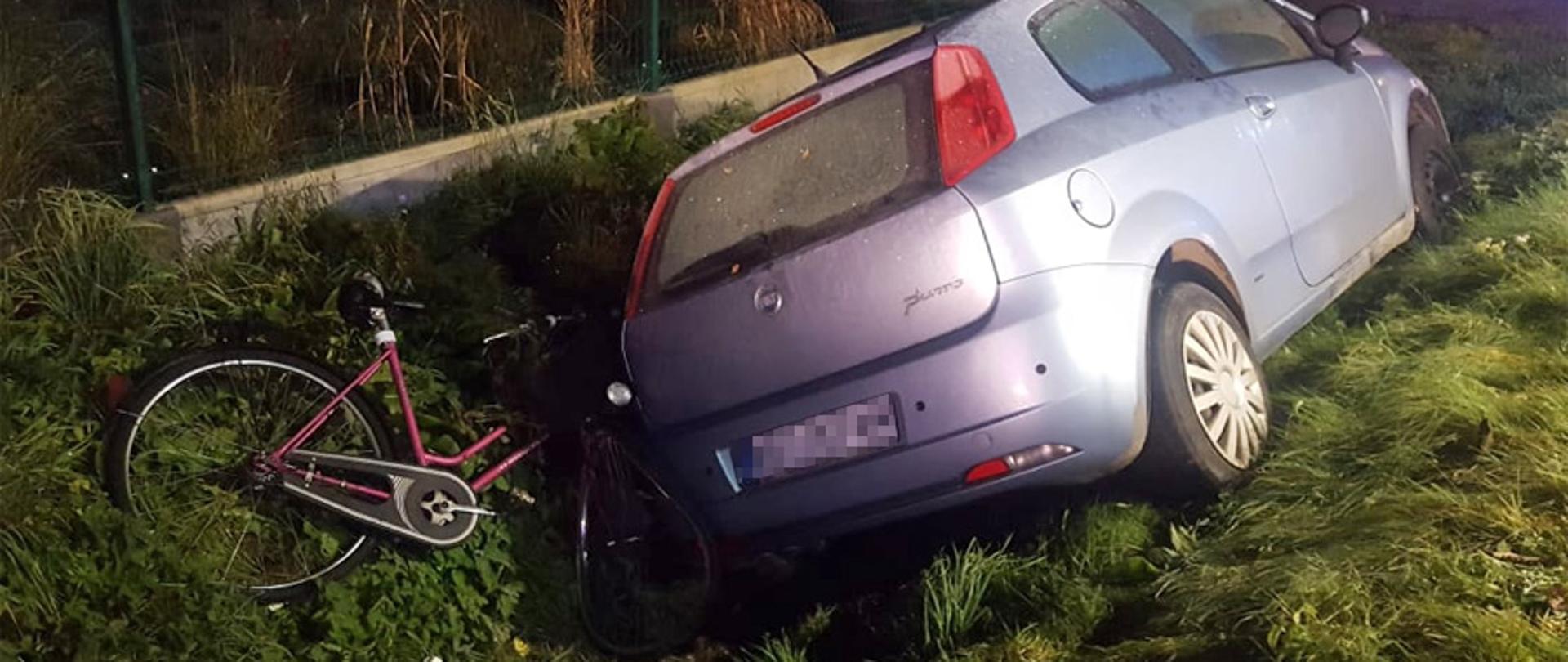 Potrącenie rowerzystki w Starej Suchej