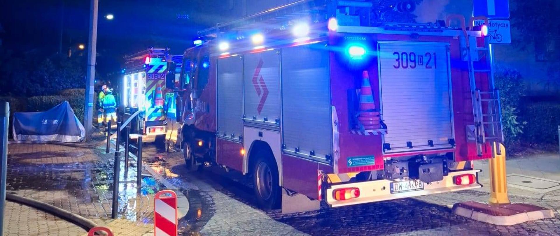 Pożar mieszkania przy ul. Sernickiej