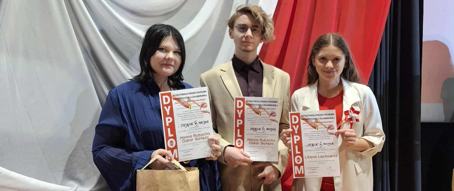 XV Festiwal Pieśni i Piosenki Patriotycznej i Żołnierskiej „Szlakiem Niepodległości” ZSCKR Dobrocin Dobrocinie