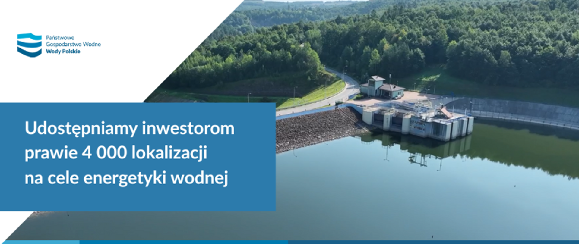 Udostępniamy inwestorom prawie 4 000 lokalizacji na cele energetyki wodnej 