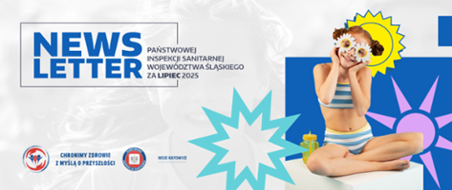 newsletter lipiec 2025, dziewczynka w stroju kąpielowym