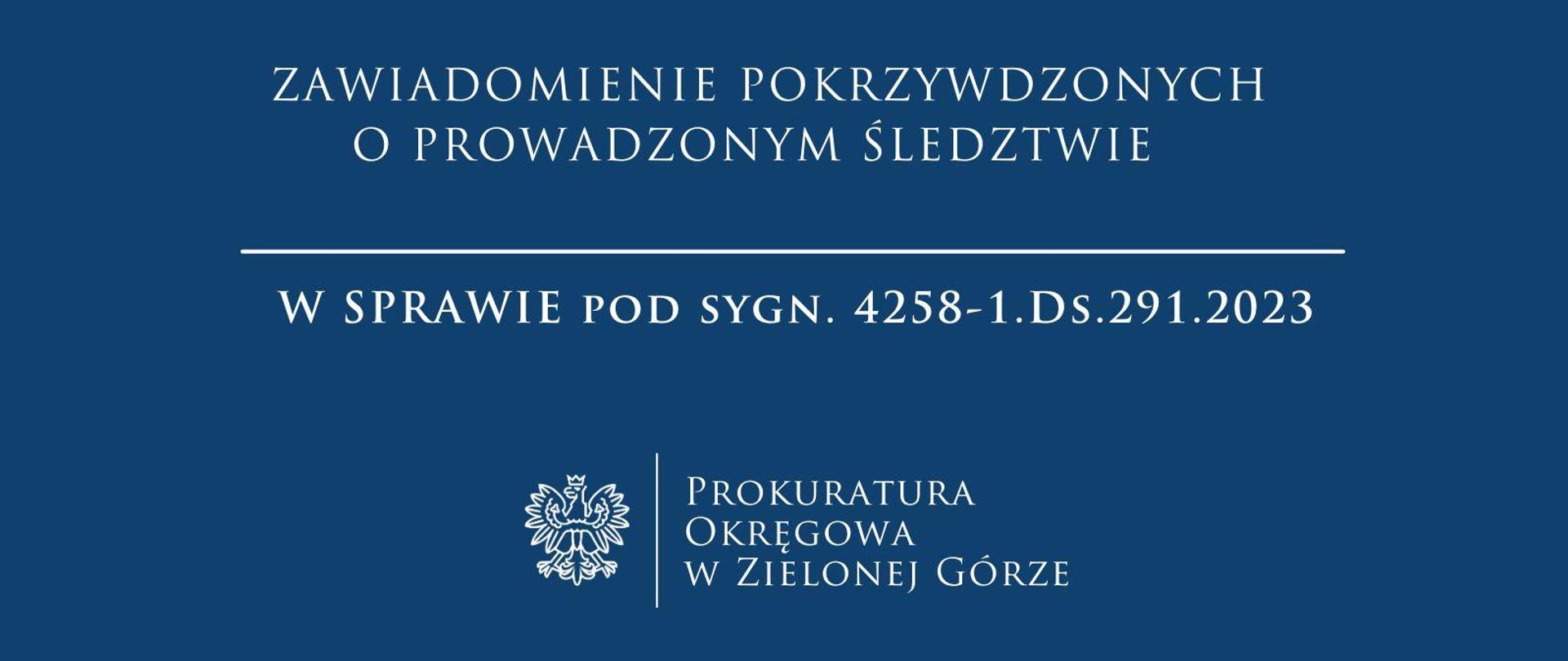 Zawiadomienie pokrzywdzonych, którzy przystępowali do egzaminu na prawo jazdy w Ośrodku Doskonalenia Techniki Jazdy w Tomaszowie koło Żagania (sprawa Prokuratury Rejonowej w Zielonej Górze o sygn. 4258-1.Ds.291.2023 )