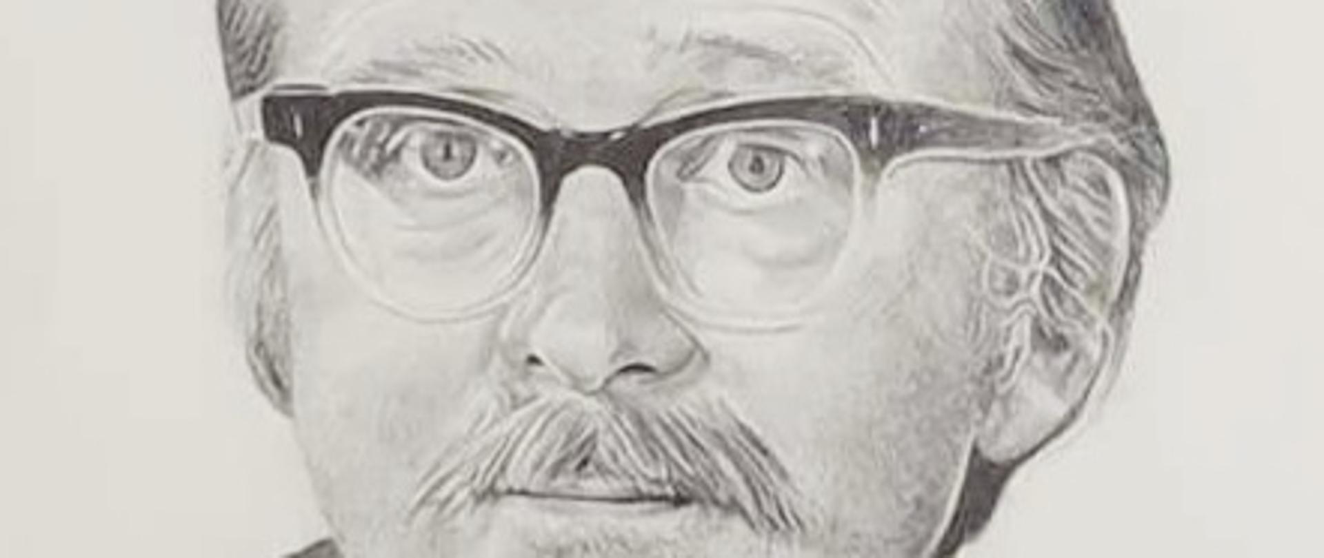 Rysunek - portret Tadeusza Brzozowskiego zrealizowała Aleksandra Białoń uczennica kl. 3 LP w roku 2019. Rysunek przedstawiający dyrektora szkoły narysowany jest ołówkiem na papierze. Dyrektor ubrany jest w czarny sweter. Tadeusz Brzozowski nie ma włosów, jest przedstawiony w charakterystycznych okularach oraz z przyciętym wąsem. 