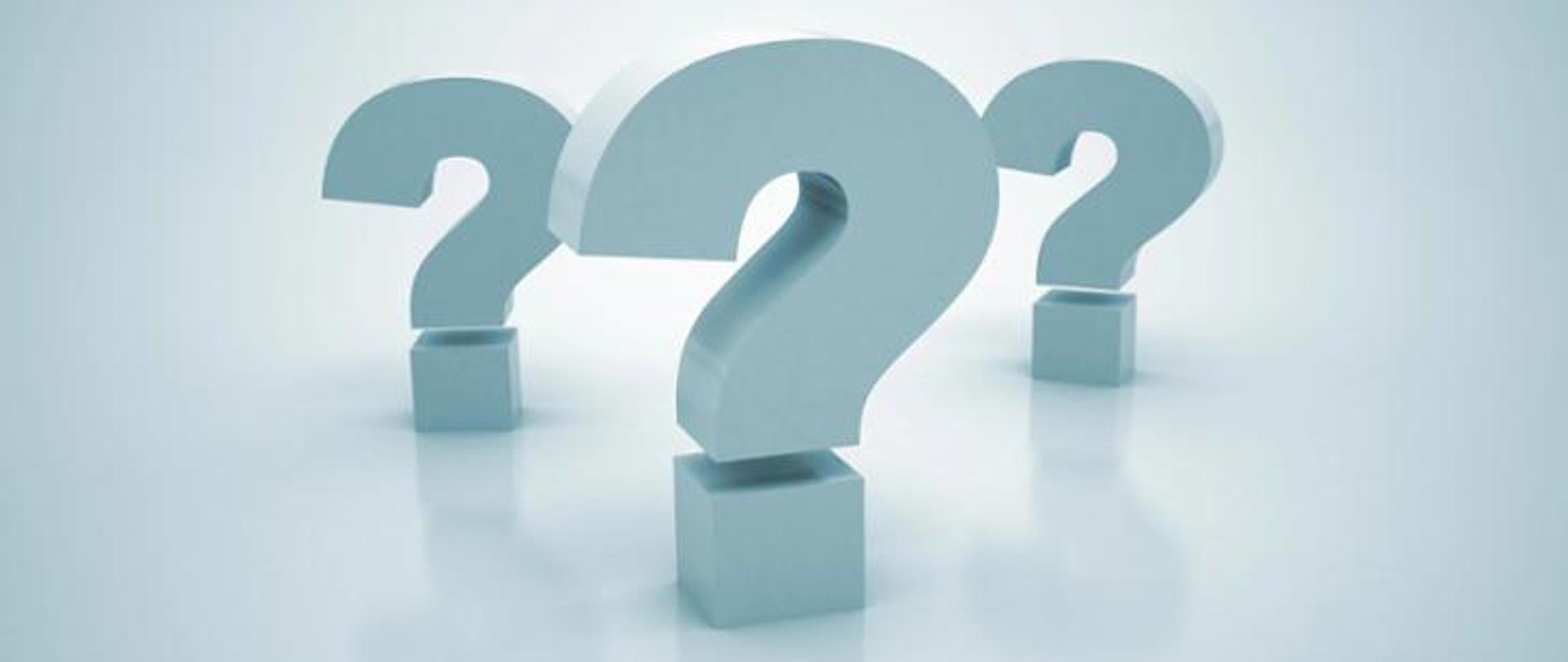 Zdjęcie ze znakami zapytania 