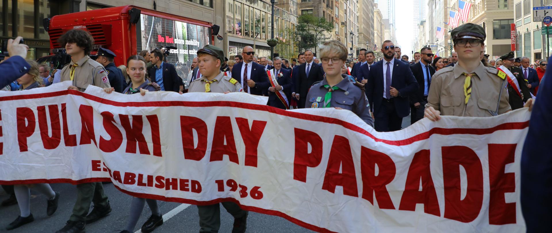 Minister kultury Honorowym Marszałkiem 86. Parady Pułaskiego w Nowym Jorku, fot. Danuta Matloch
