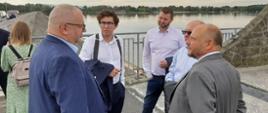 Briefing prasowy na terenie zbiornika Łąka