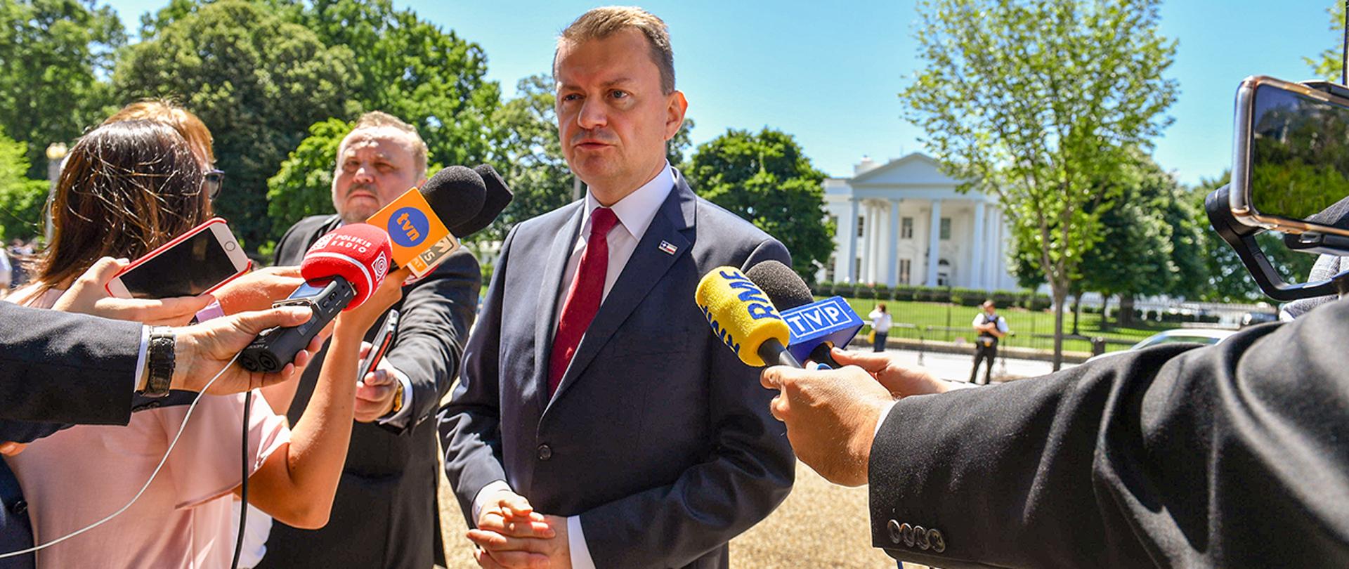 Szef MON w Waszyngtonie