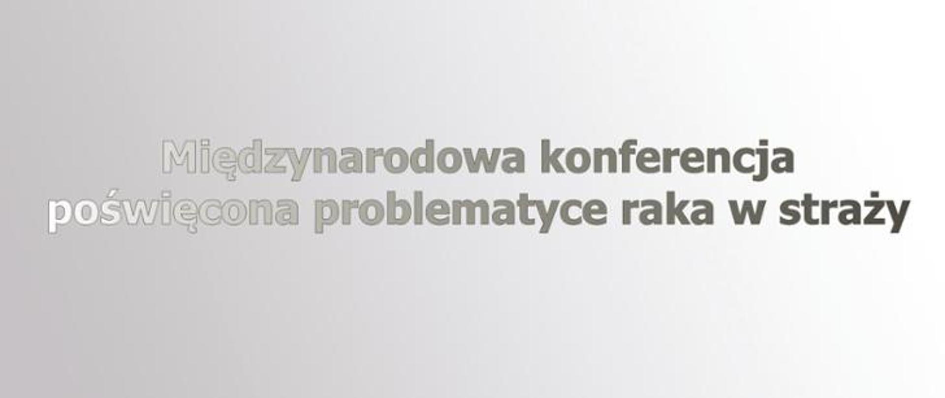 Zdjęcie przedstawia baner zaproszenia na konferencję.