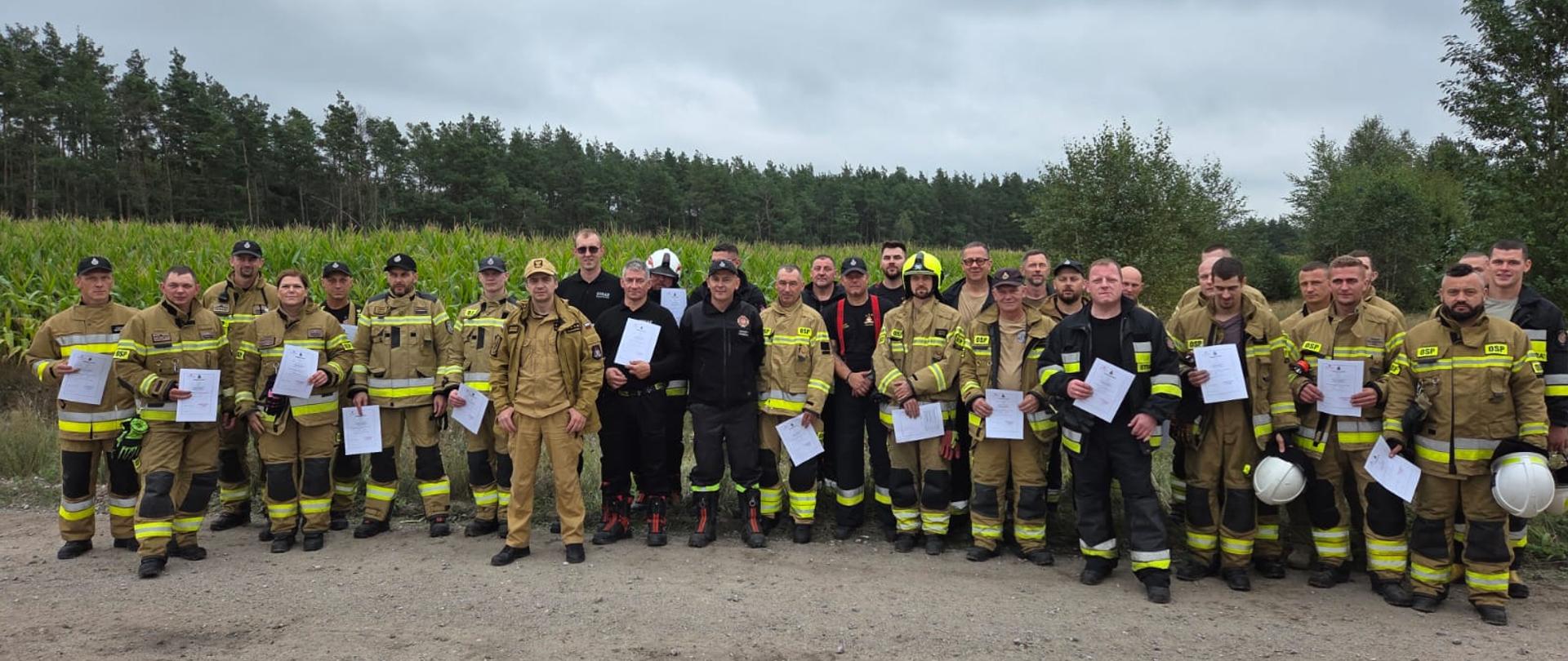 Zakończenie szkolenia kierowcy-konserwatora sprzętu ratowniczego OSP 