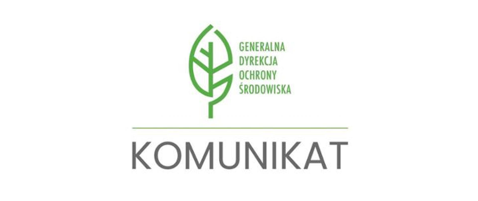 Komunikat GDOŚ