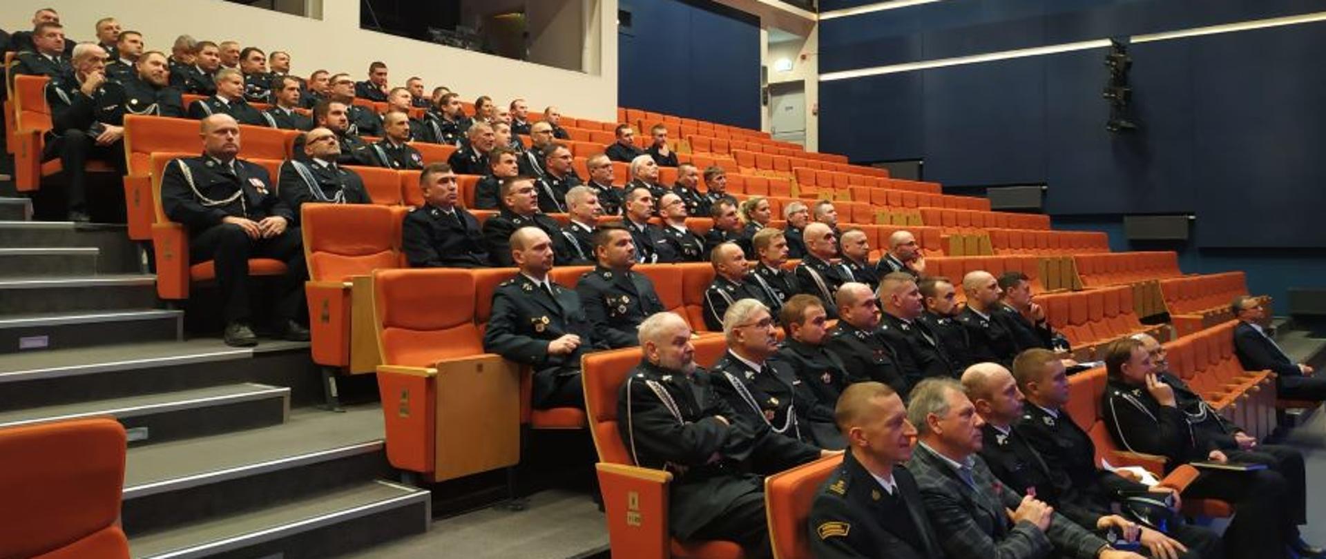 Spotkanie Zastępcy Śląskiego Komendanta Wojewódzkiego st. bryg. mgr inż. Rafała Świerczka z prezesami oraz naczelnikami jednostek OSP z terenu miasta Rybnika i powiatu rybnickiego