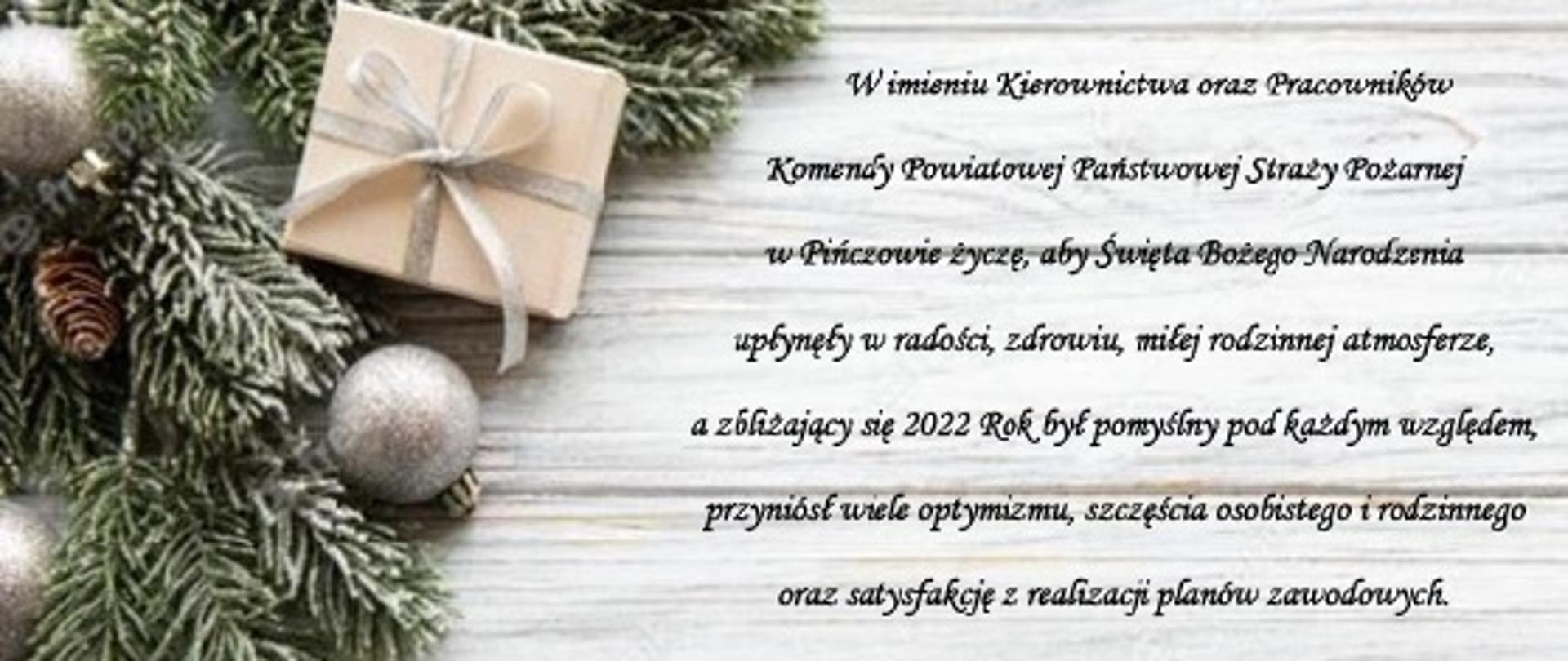 Życzenia z okazji Świąt Bożego Narodzenia