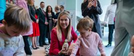 Magdalena Roguska na uroczystym otwarciu żłobka