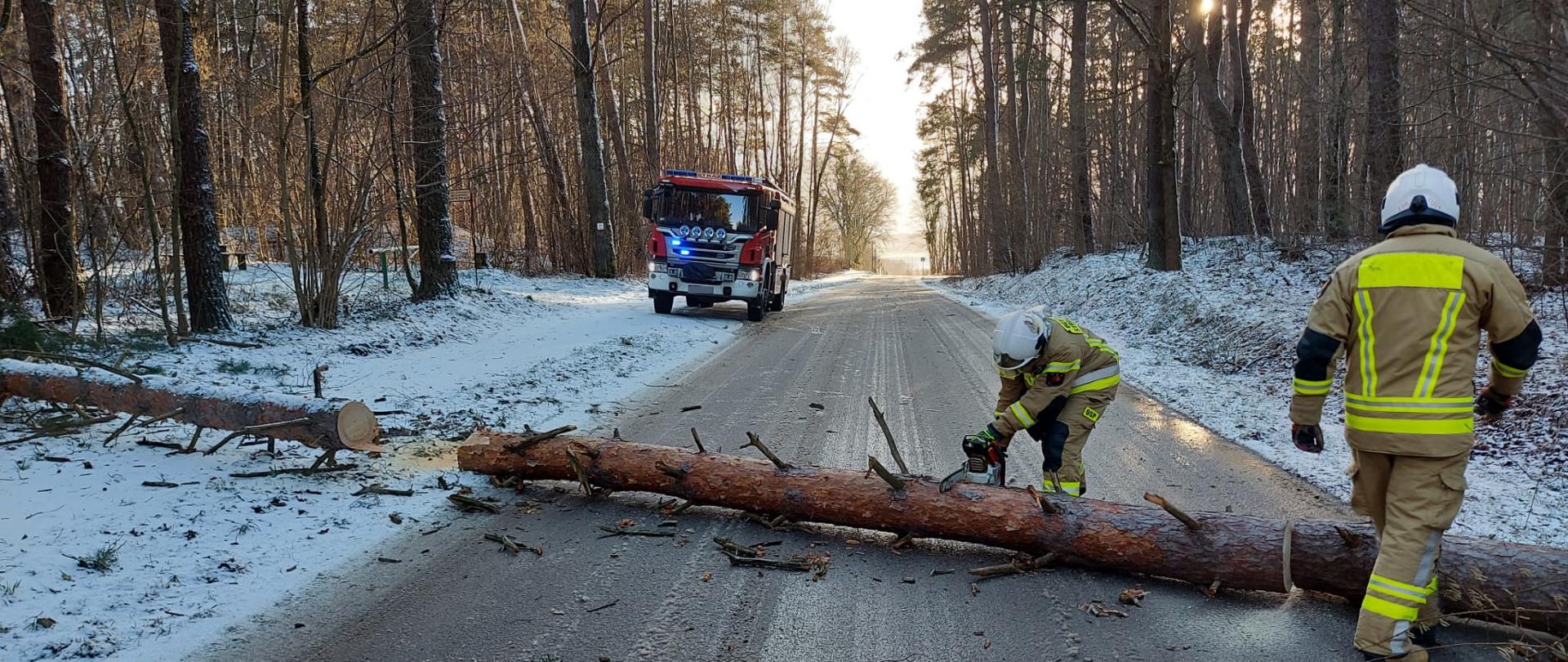 Silne wiatry nad powiatem olsztyńskim