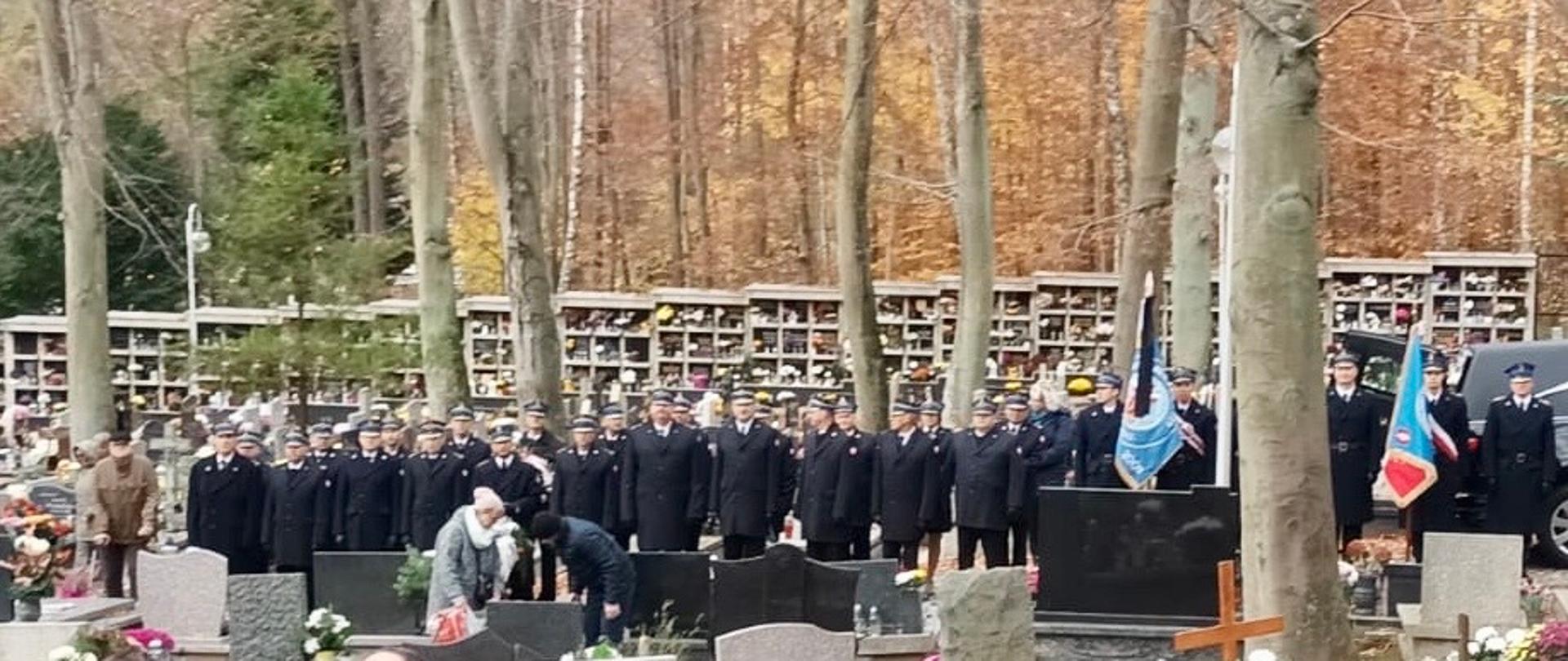 Uroczystości pogrzebowe st. bryg. w stanie spoczynku Stanisława Krzysztofka 