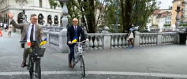 World Bicycle Day Ambassador of Poland Krzysztof Olendzki and Ambassador of Ukraine Mykhailo Brodovych, Ljubljana, 3 June 2022