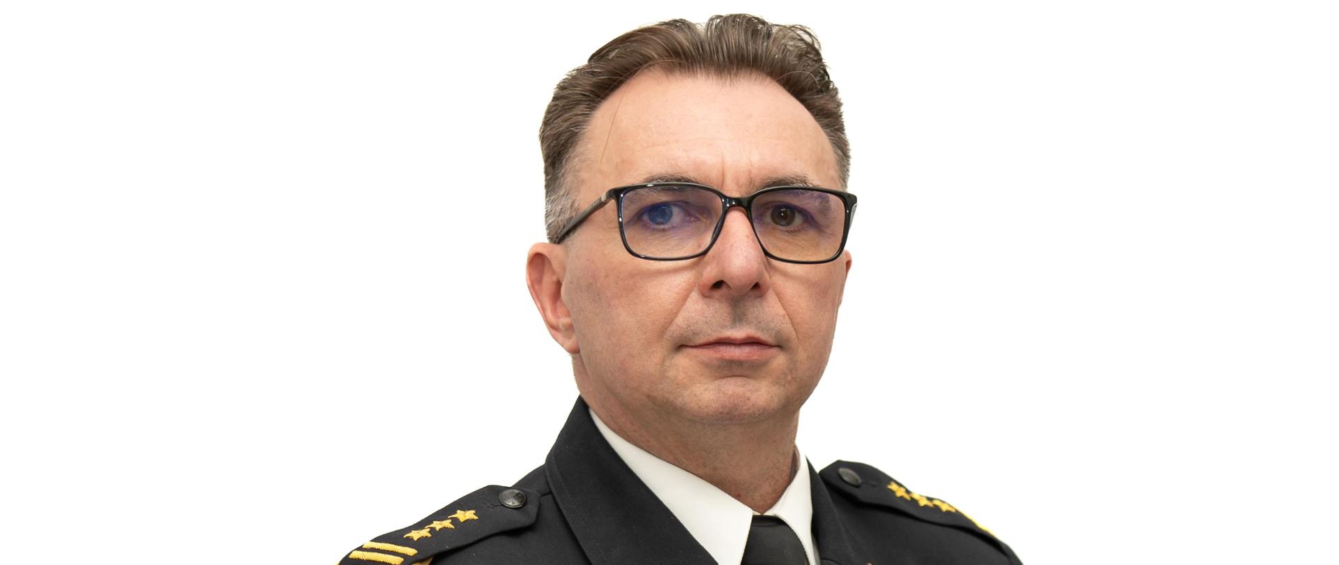 Na zdjęciu st. bryg. mgr inż. Piotr Jóźwiak
p.o. Komendant Miejski PSP w Łodzi