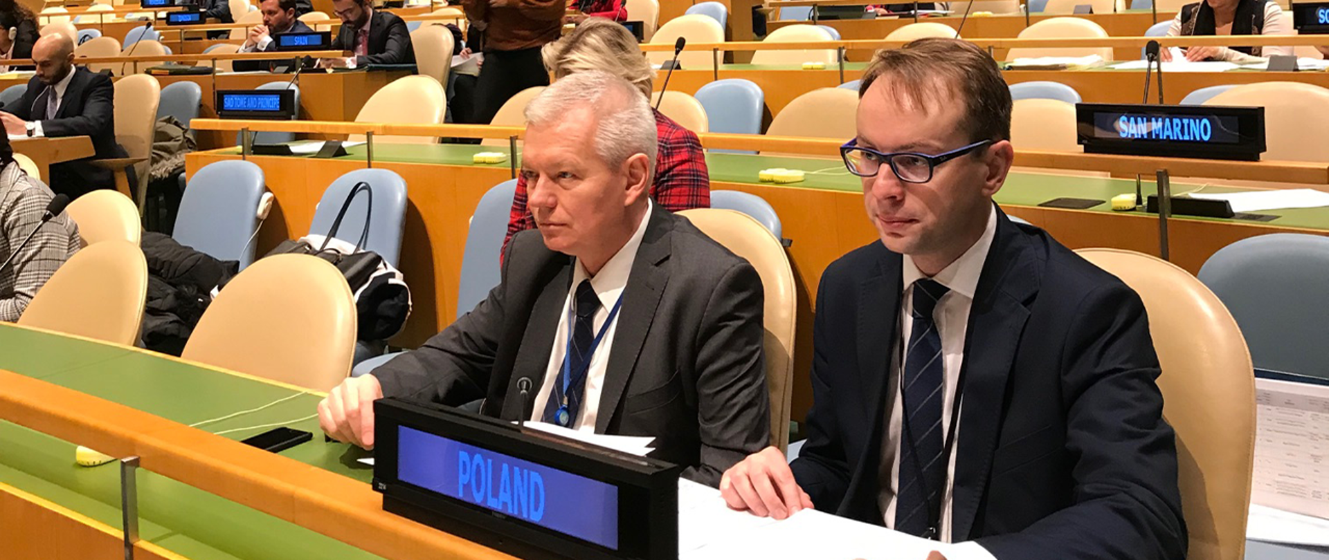 Na forum Zgromadzenia Ogólnego ONZ o rezolucji dotyczącej uchodźców