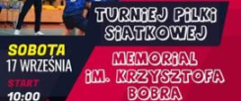 plakat XV memoriału