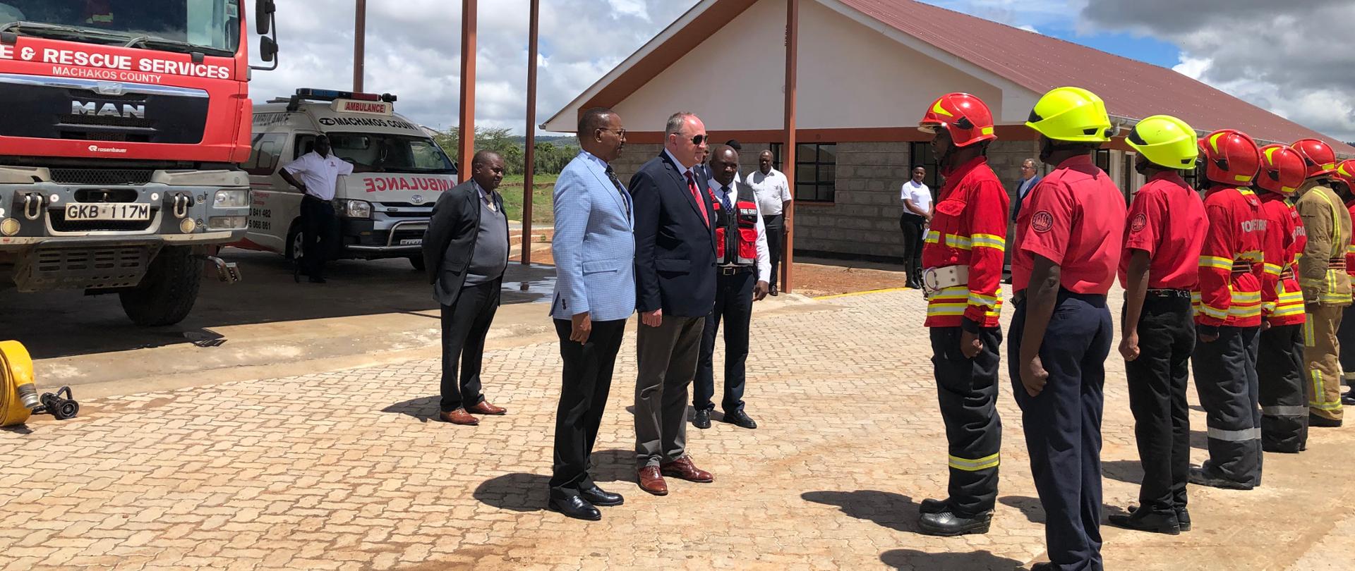 Opening of the rescue and firefighting facility in Chumvi