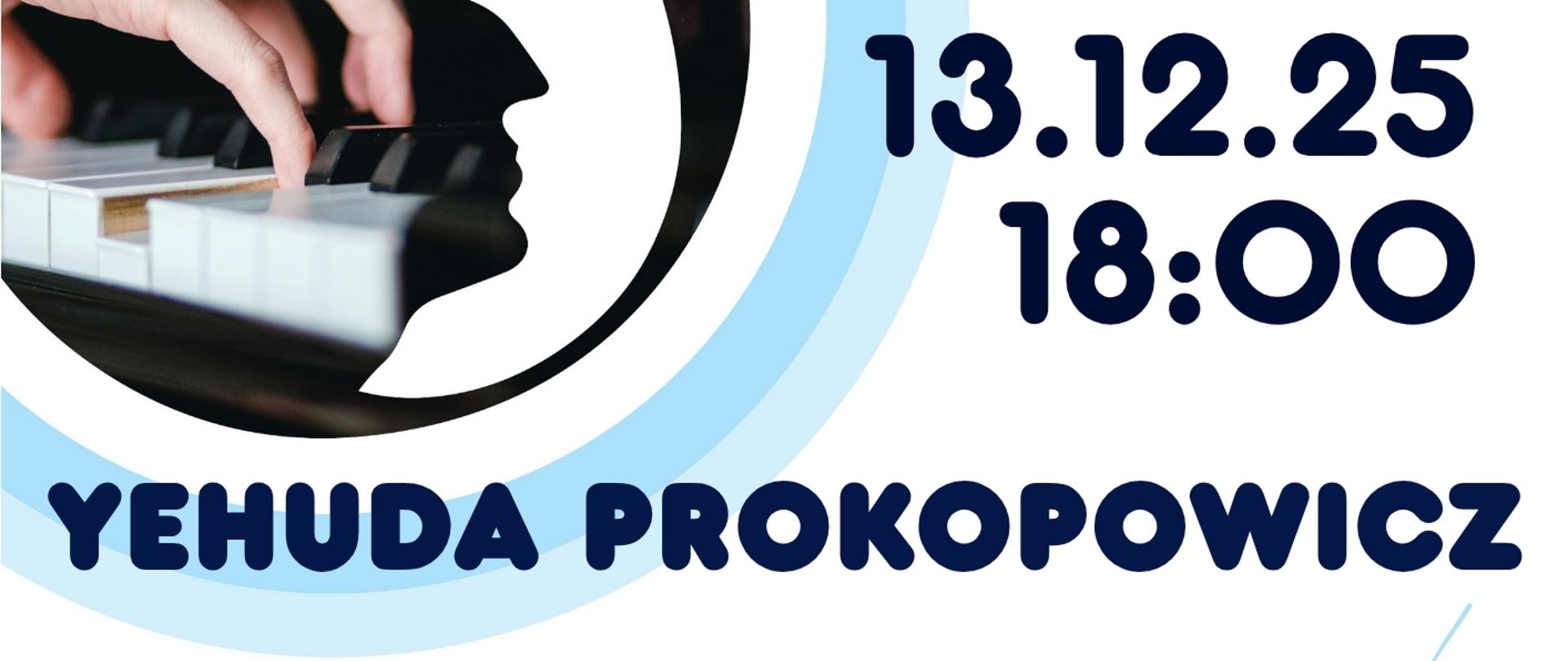 Plakat promujący wydarzenie „Efekt Chopina – Chopinowskie recitale fortepianowe". W centralnej części widoczny jest czarno-biały profil Fryderyka Chopina wpisany w okrąg z niebieskimi pierścieniami, w którym znajduje się zdjęcie dłoni grających na klawiaturze fortepianu.
Tekst plakatu informuje:
„EFEKT CHOPINA – Chopinowskie recitale fortepianowe"
23.11.2025, godz. 18:00
Bartosz Skłodowski
Wejściówki dostępne w Państwowej Szkole Muzycznej w Jastrzębiu-Zdroju oraz na evently.pl.
Na dole znajduje się informacja o miejscu wydarzenia: Sala koncertowa Państwowej Szkoły Muzycznej, ul. Kościuszki 13A, Jastrzębie-Zdrój.
Wskazano, że projekt jest współfinansowany ze środków Unii Europejskiej w ramach Programu Operacyjnego Infrastruktura i Środowisko 2014–2020.
Na plakacie znajdują się logotypy: Narodowego Instytutu Fryderyka Chopina, Ministerstwa Kultury i Dziedzictwa Narodowego, Funduszy Europejskich, Rzeczpospolitej Polskiej oraz Unii Europejskiej.
Na dole umieszczono napis: „Zapraszamy!" i adres strony internetowej: efektchopina.pl