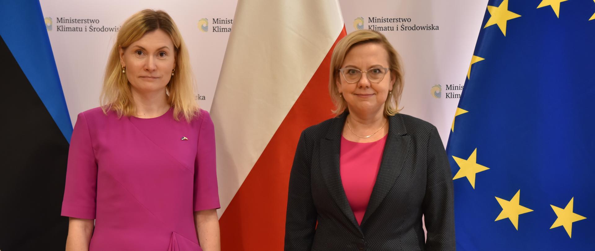 Spotkanie minister Anny Moskwy z minister gospodarki i infrastruktury Estonii Riiny Sikkut
