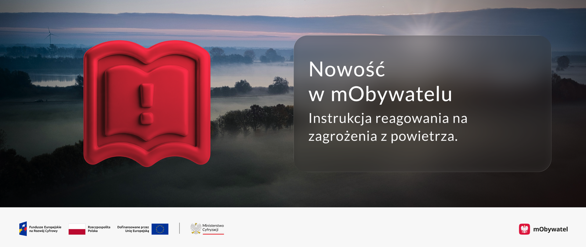 Nowość w mObywatelu - instrukcja reagowania na zagrożenia z powietrza