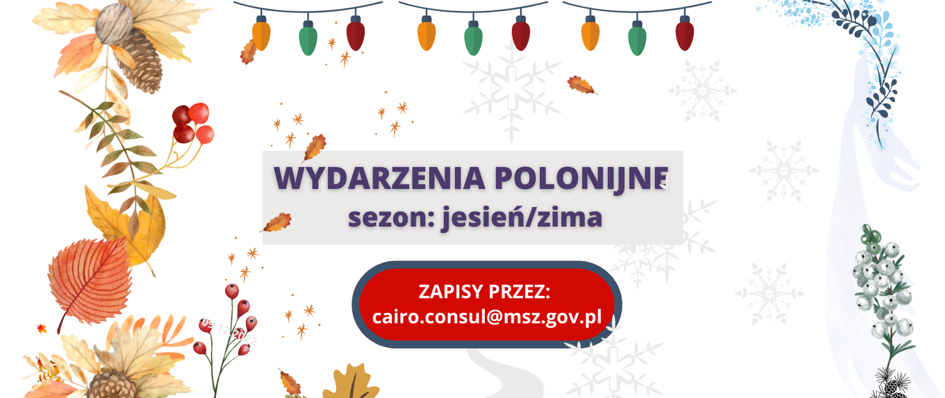 Wydarzenia polonijne w sezonie: jesień/zima 2022
