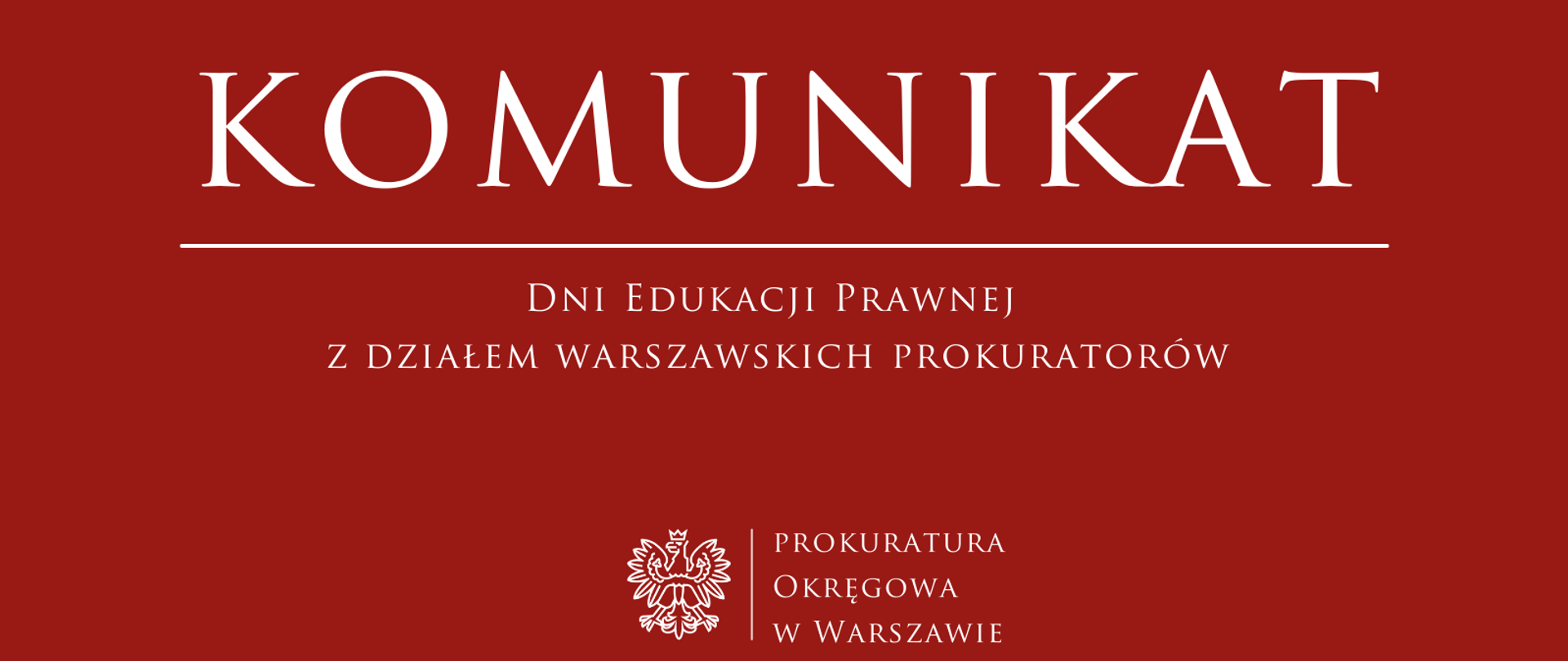Dni Edukacji Prawnej z udziałem warszawskich prokuratorów