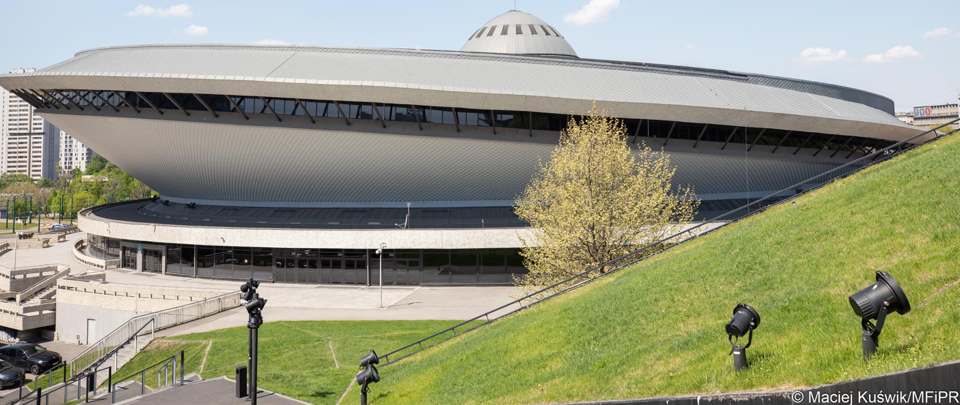 Międzynarodowe Centrum Kongresowe w Katowicach, widok na halę "Spodek"