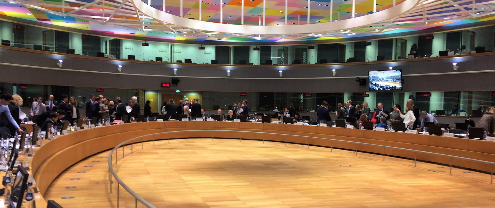 Widok na salę obrad