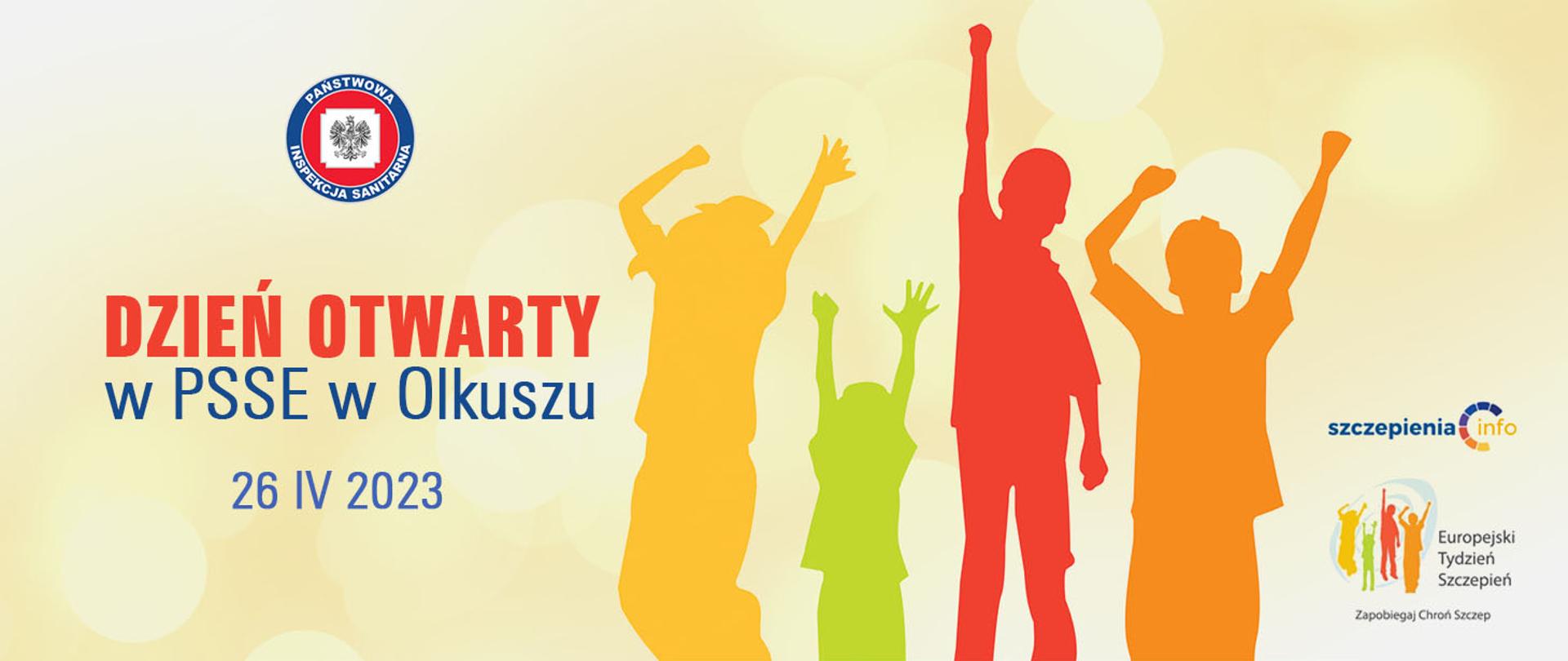 26 kwietnia 2023 r. Dzień Otwarty w PSSE w Olkuszu zorganizowany w związku z obchodami Europejskiego Tygodnia Szczepień