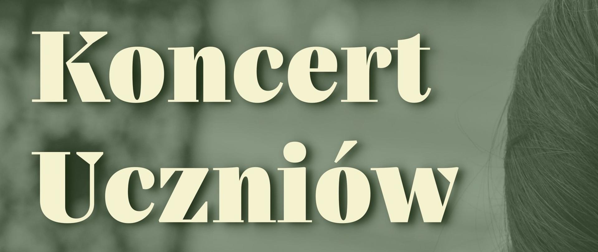 koncert uczniów - plakat