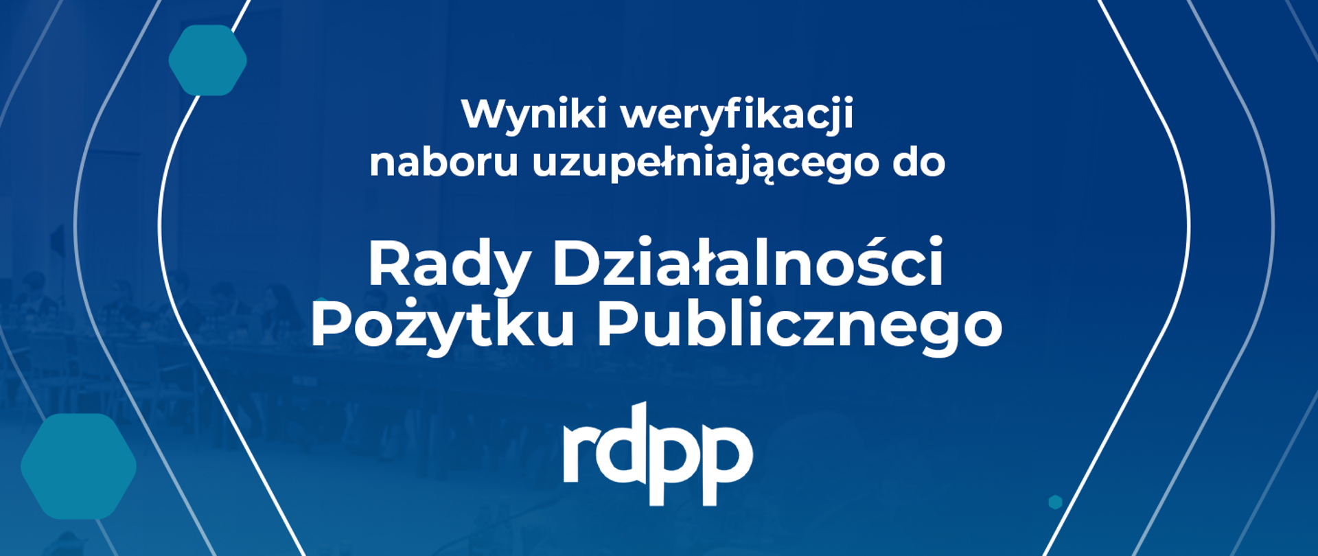 Wyniki weryfikacji naboru uzupełniającego RDPP