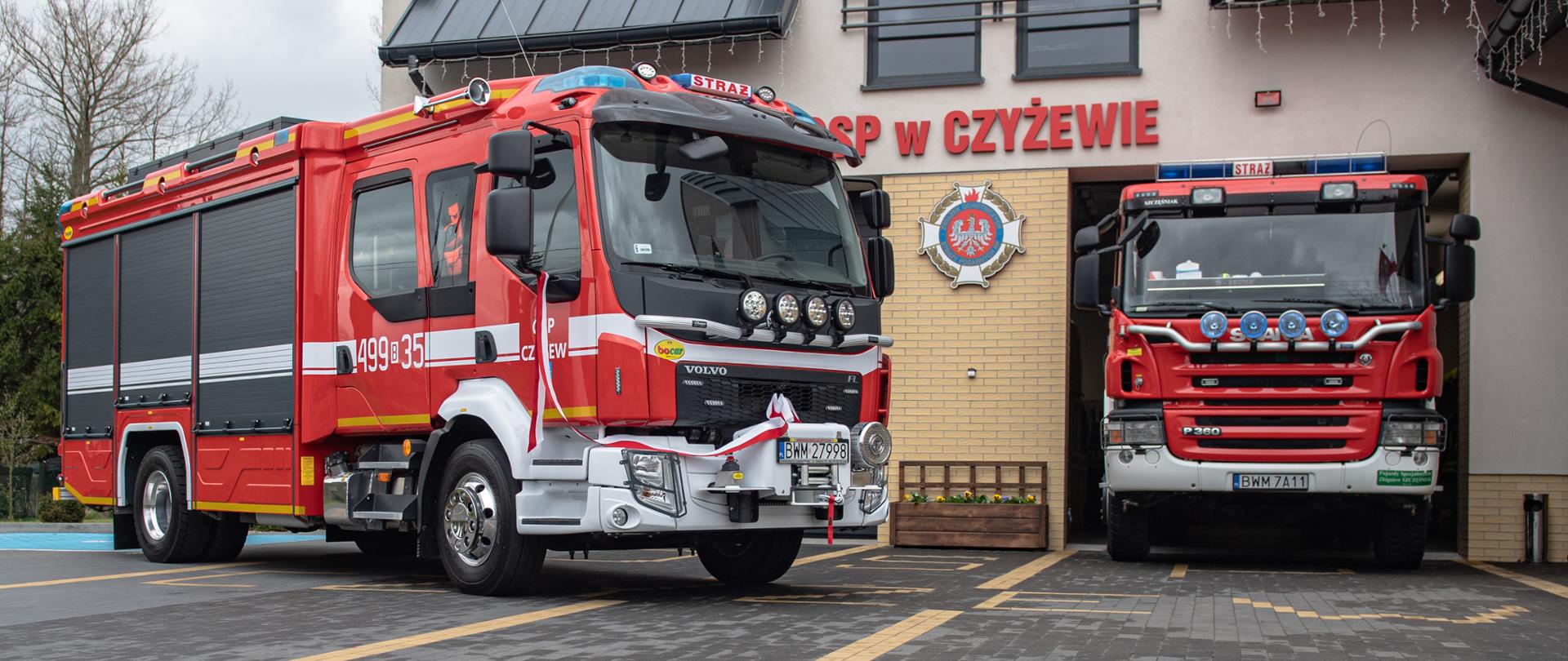 Przekazanie samochodu jednostce OSP KSRG Czyżew. woj. podlaskie