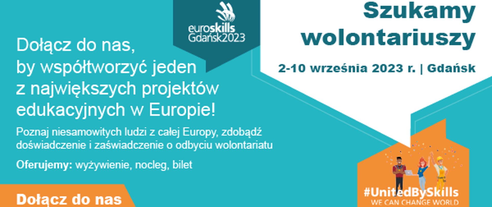 Euroskills Gdańsk 2023 - Szukamy wolontariuszy