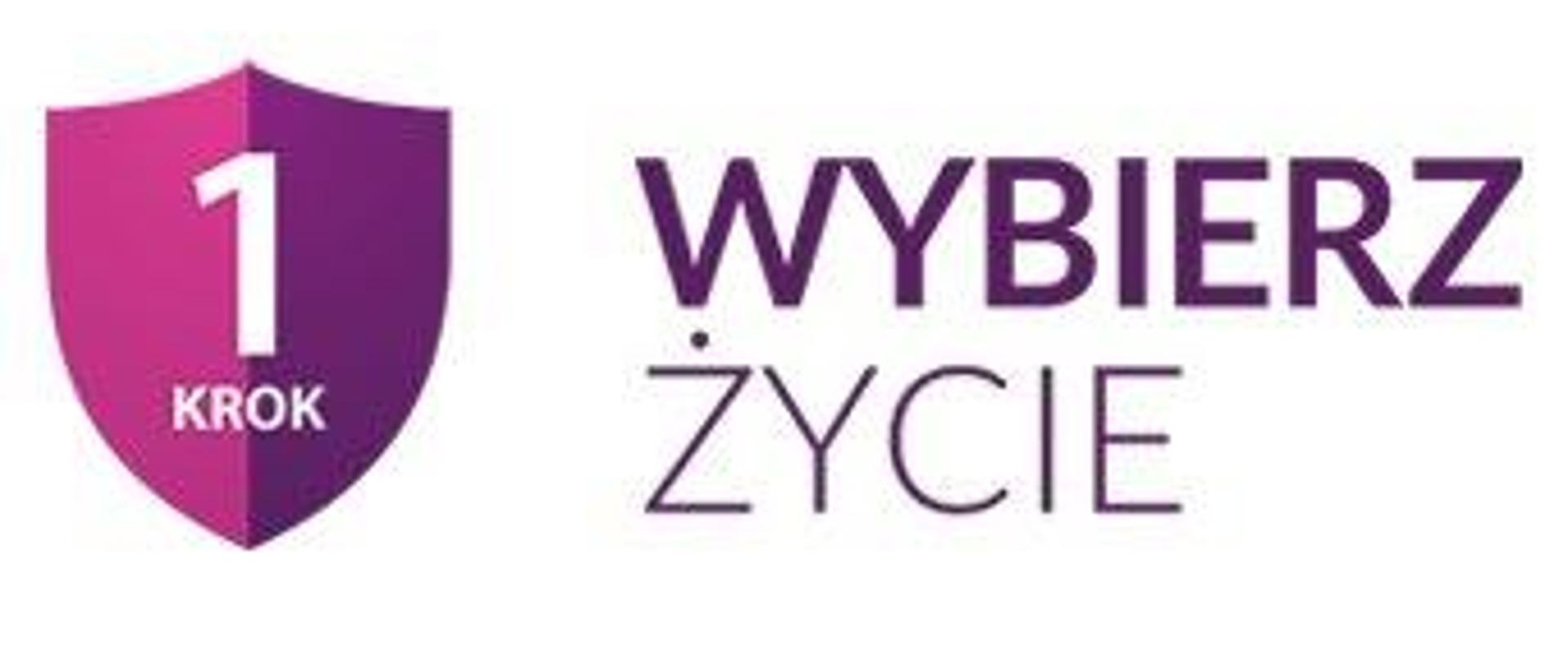 Wybierz życie - Pierwszy krok, logo programu z tarczą